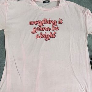 Everything is gonna be alright over size T